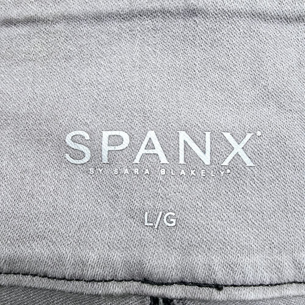 Spanx Gray Pull-On Legging Pants Women's Large Stretch Comfort Casual‎ Shapewear - Picture 3 of 16